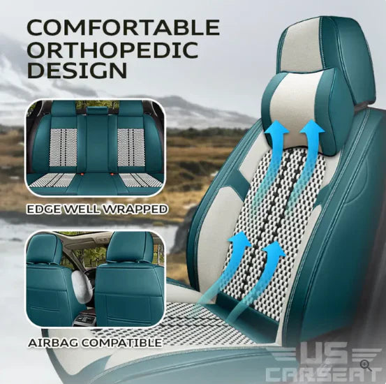 2025 US Nox Full Set Universal Breathable Waterproof Vehicle Leather Cover for Cars, SUV