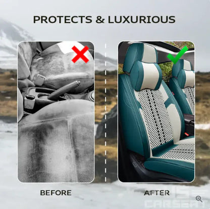 2025 US Nox Full Set Universal Breathable Waterproof Vehicle Leather Cover for Cars, SUV